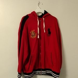 Polo Ralph Lauren zip-up oversized hoodie
